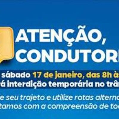 Sutram garante organização do trânsito durante a Lavagem da Catedral de São Sebastião