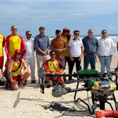 Ilhéus apresenta drone de salvamento aquático em evento nesta terça-feira (20)