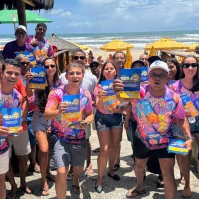 *Ação educativa orienta banhistas sobre segurança nas praias de Ilhéus*