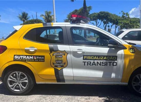 Prefeitura de Ilhéus padroniza viaturas de trânsito com equipamentos de sinalização