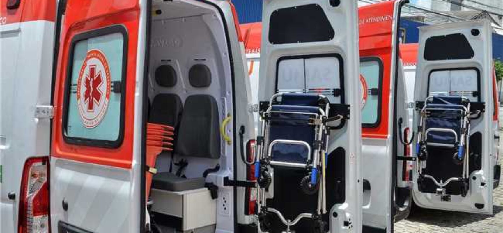 Ilhéus recebe três novas ambulâncias do SAMU e reforça atendimento de urgência e emergência