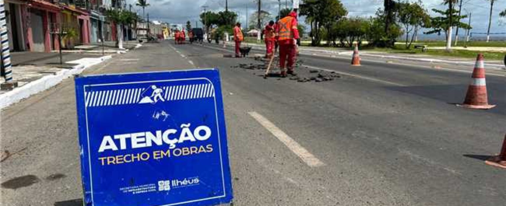 Operação tapa-buraco melhora tráfego na Avenida Luis Eduardo Magalhães (Litorânea) e Tapera