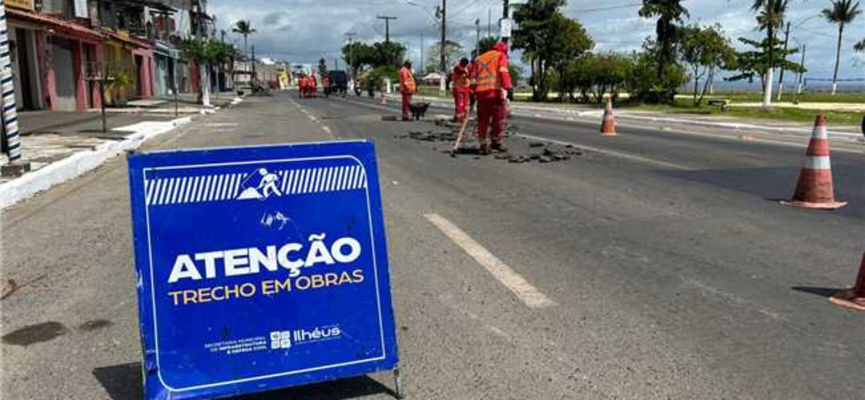 Operação tapa-buraco melhora tráfego na Avenida Luis Eduardo Magalhães (Litorânea) e Tapera