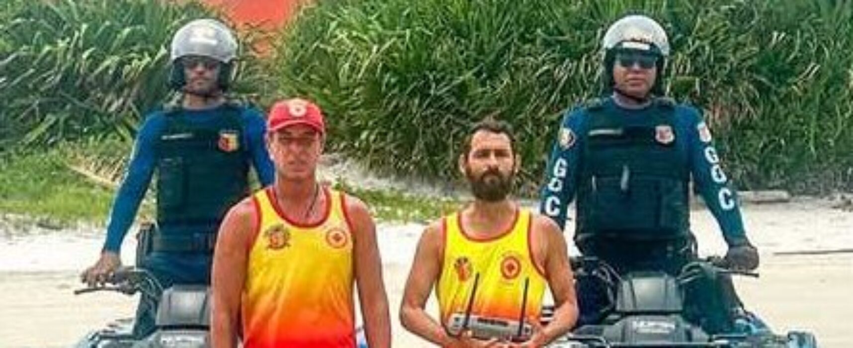 Atuação conjunta reforça segurança nas praias de Ilhéus neste domingo (01)