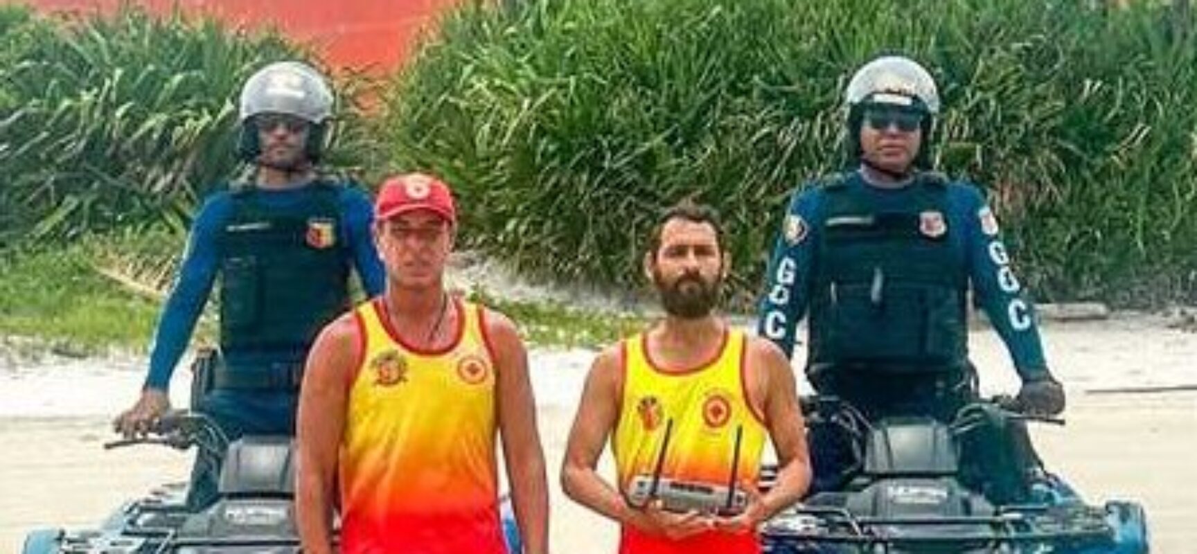 Atuação conjunta reforça segurança nas praias de Ilhéus neste domingo (01)