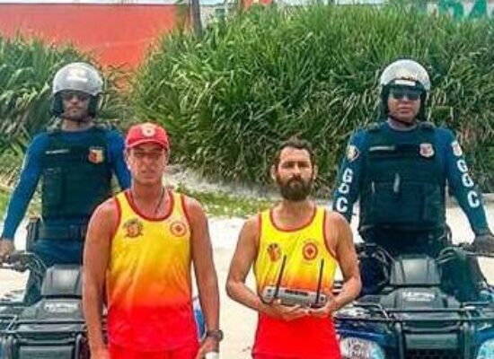 Atuação conjunta reforça segurança nas praias de Ilhéus neste domingo (01)