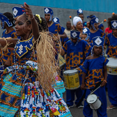 Cores da África: Bloco Vunje celebra ancestralidade negra no Carnaval de Ilhéus