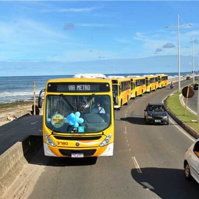 Ilhéus reforça frota do transporte coletivo com 15 novos ônibus