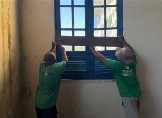 Prefeitura mantém ações de cuidado e vigilância no antigo Grupo Escolar General Osório