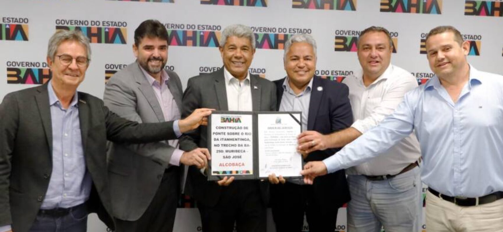 Governo do Estado assina ordem de serviço para construção de ponte em Alcobaça