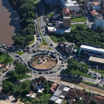 Prefeitura de Itabuna modifica tráfego de veículos na Avenida Princesa Isabel por causa das obras do complexo viário