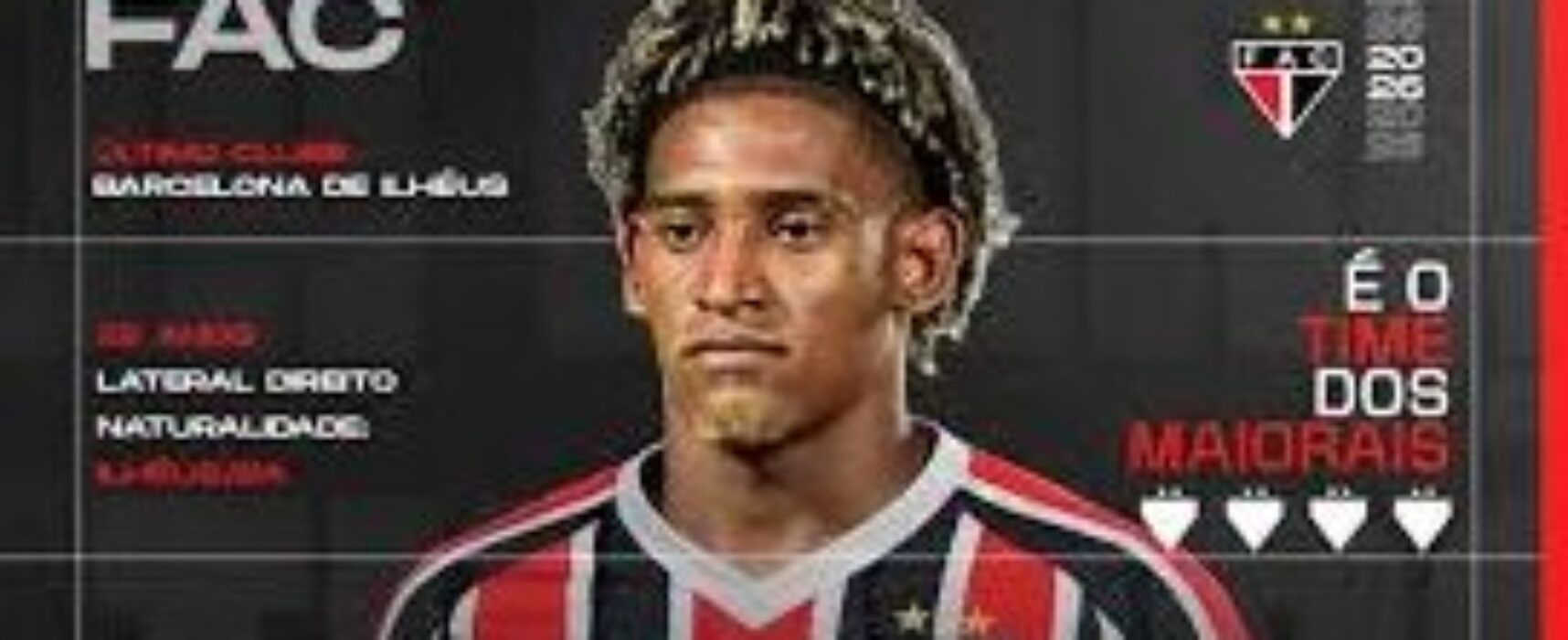 Ferroviário anuncia contratação do lateral-direito Jeferson Geo, do Barcelona de Ilhéus