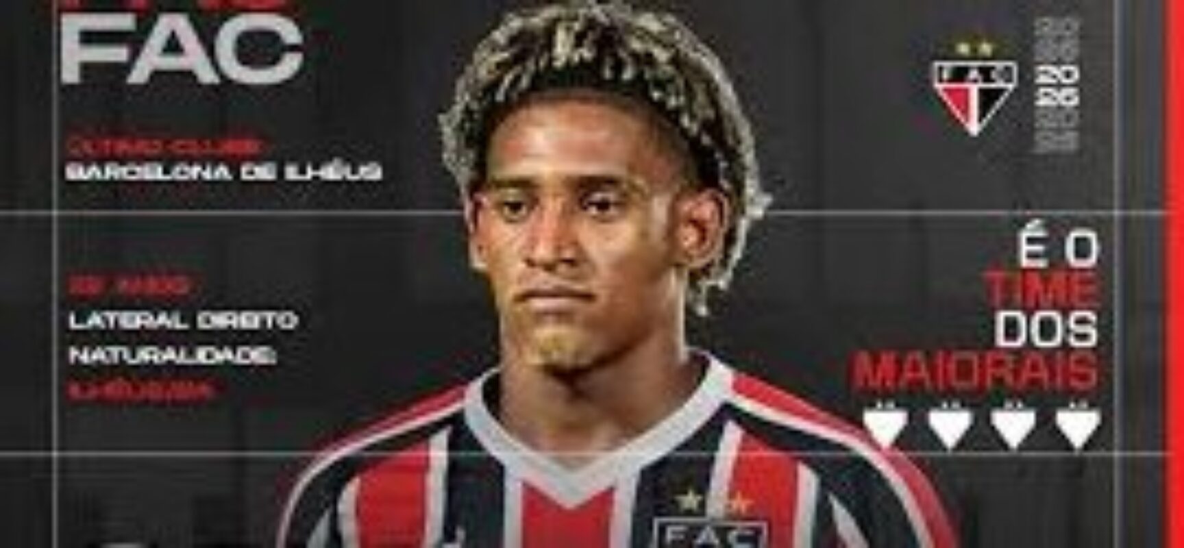 Ferroviário anuncia contratação do lateral-direito Jeferson Geo, do Barcelona de Ilhéus