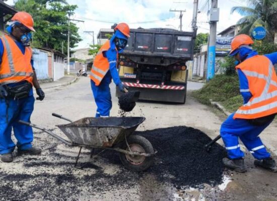 Prefeitura de Itabuna retoma Operação Tapa Buracos para recuperar a malha viária urbana