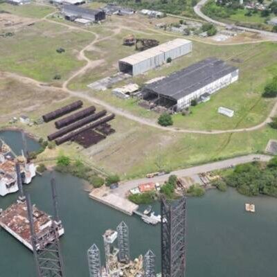 Obras da Ponte Salvador–Itaparica avançam com vistoria em base logística