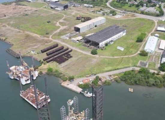 Obras da Ponte Salvador–Itaparica avançam com vistoria em base logística