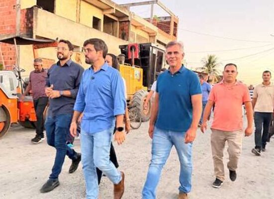 Prefeito Valderico Junior vistoria obras e inaugura nova avenida em Ilhéus