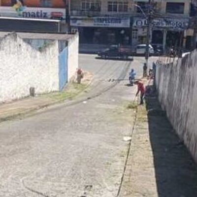 Bairro Conquista recebe serviços de manutenção e limpeza