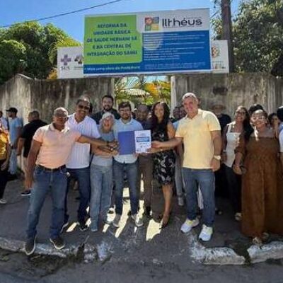 Prefeitura de Ilhéus assina ordem de serviço para reforma da UBS Hernani Sá