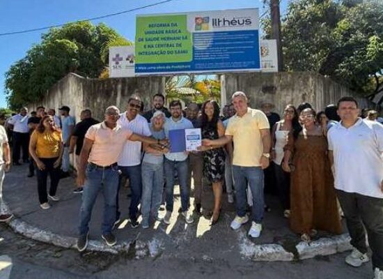 Prefeitura de Ilhéus assina ordem de serviço para reforma da UBS Hernani Sá