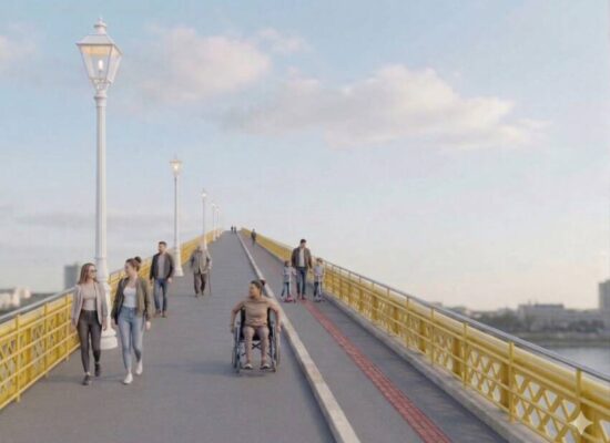 Itabuna: Prefeito Augusto Castro autoriza licitação para restauração e revitalização da ponte de pedestres que liga bairro Conceição ao centro