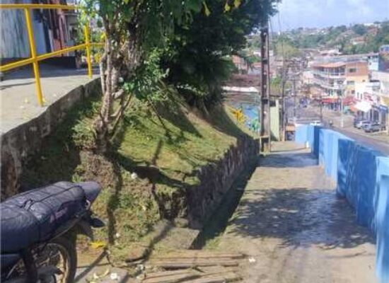 Alto da Legião recebe serviços de roçagem e limpeza