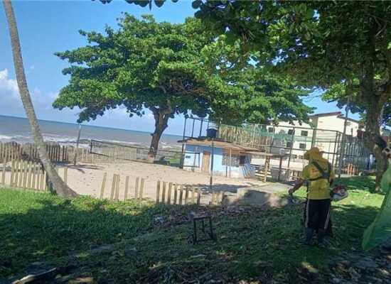 Olivença recebe serviços de manutenção e limpeza