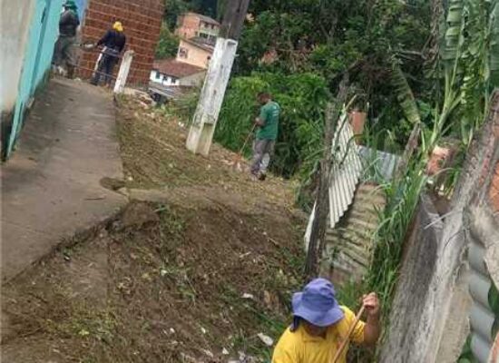 Serviços de roçagem e capinagem atendem o Alto da Esperança
