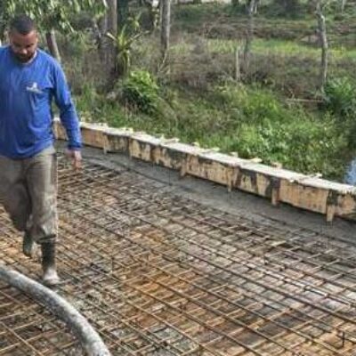 Prefeitura de Ilhéus conclui concretagem da nova Ponte do Japu