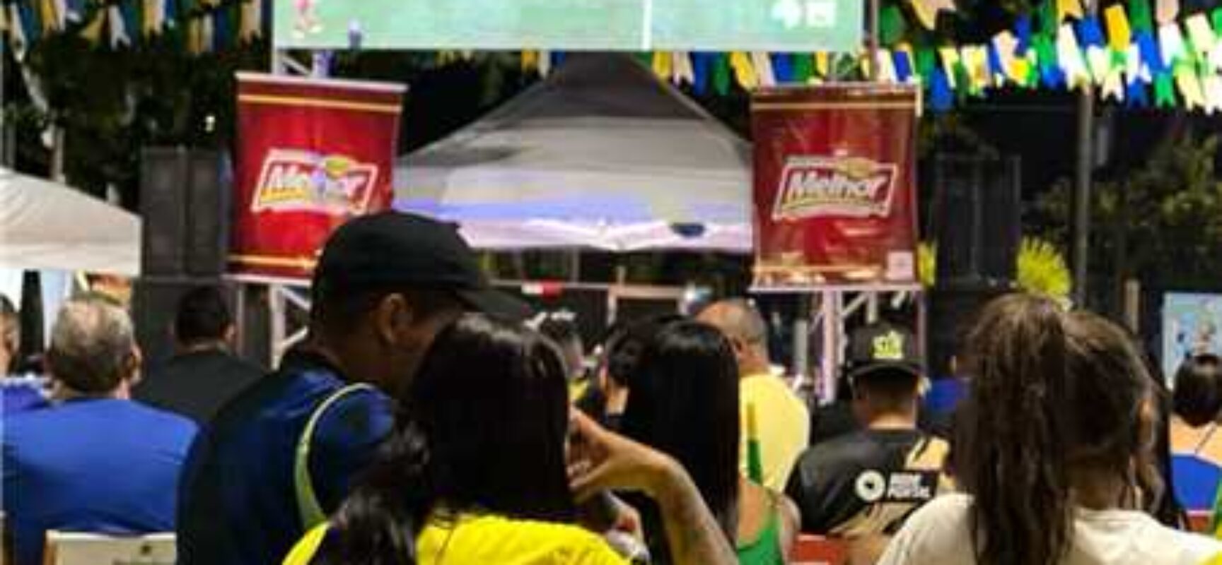 Prefeitura instala telões no Food Park e Avenida Litorânea para estreia do Brasil na Copa do Mundo