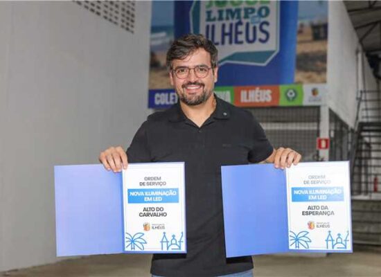 Prefeitura de Ilhéus avança com implantação de iluminação em LED no Alto da Esperança