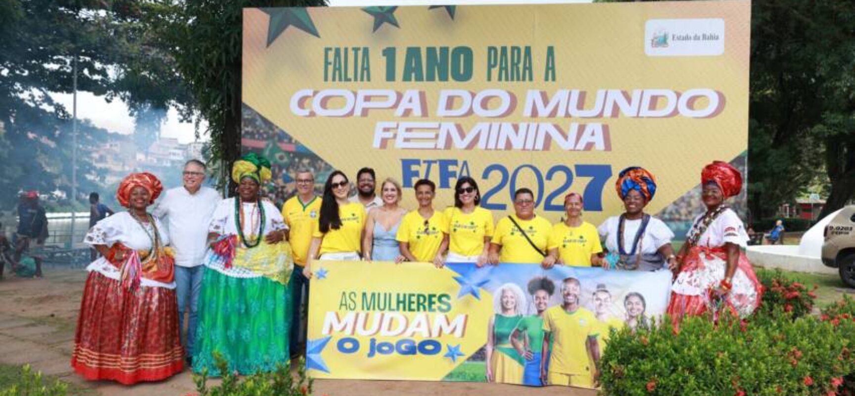 Bahia dá início à contagem regressiva para a Copa do Mundo FIFA de Futebol Feminino 2027