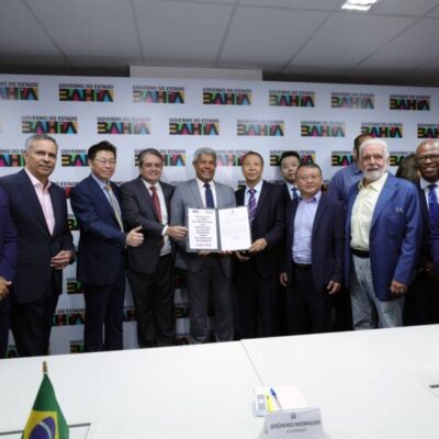“Marco histórico para o estado”, diz Jerônimo Rodrigues ao autorizar início das obras em terra da Ponte Salvador–Itaparica