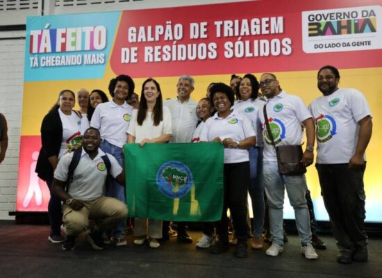 Unidade de triagem para cooperativas de reciclagem amplia inclusão produtiva e fortalece agenda ambiental na Bahia