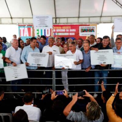 Senhor do Bonfim recebe pacote de investimentos em infraestrutura, saneamento e agricultura familiar