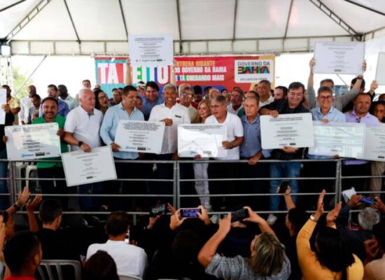 Senhor do Bonfim recebe pacote de investimentos em infraestrutura, saneamento e agricultura familiar
