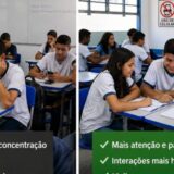 Um ano após restrição a celulares, escolas registram mais interação e menos tensão
