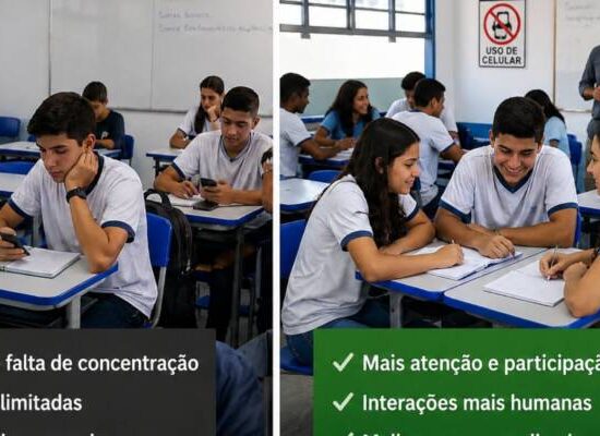 Um ano após restrição a celulares, escolas registram mais interação e menos tensão
