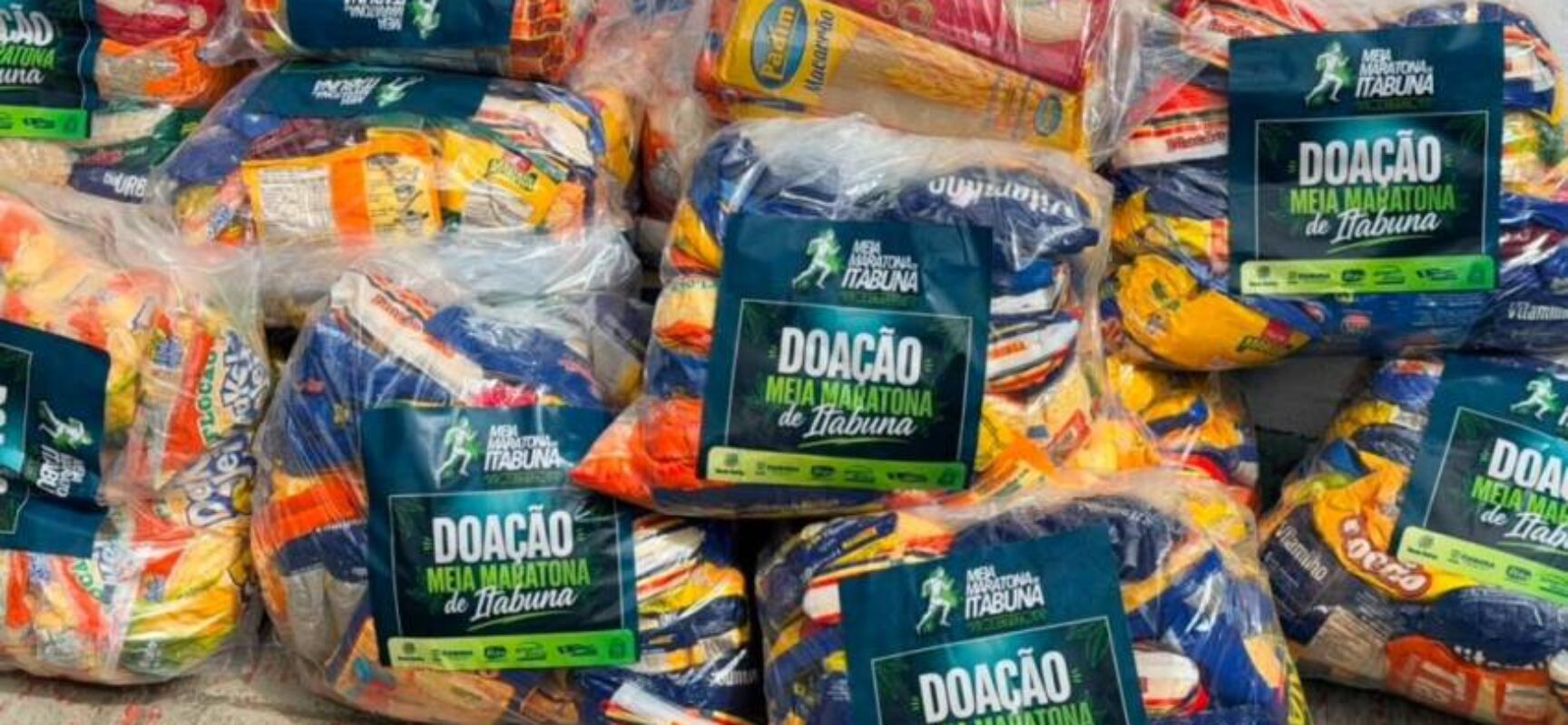 Prefeitura entregou alimentos recolhidos nas inscrições da 1º Meia Maratona de Itabuna na quinta-feira