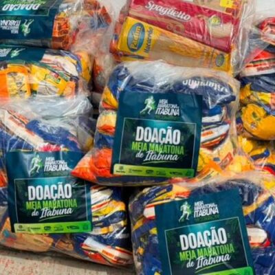 Prefeitura entregou alimentos recolhidos nas inscrições da 1º Meia Maratona de Itabuna na quinta-feira