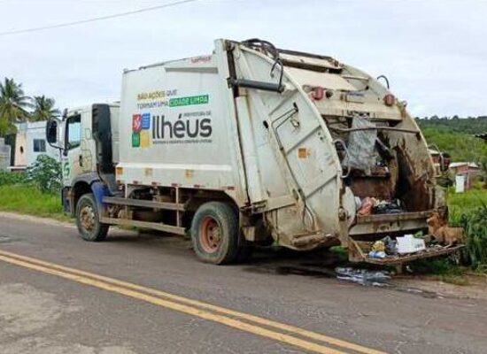 Prefeitura intensifica recolhimento de resíduos em diversos bairros de Ilhéus