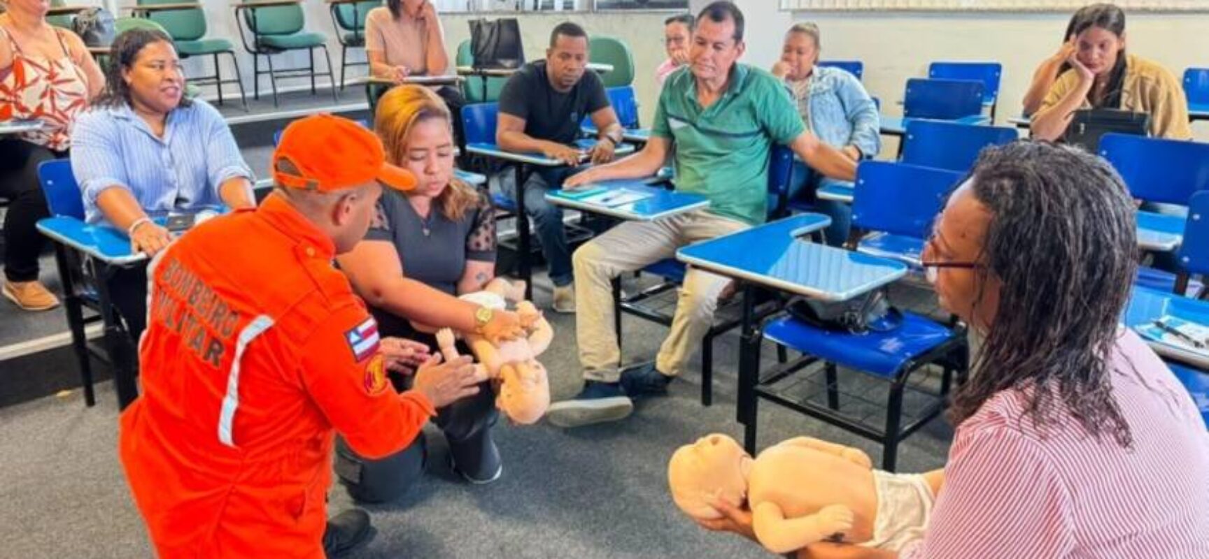 Profissionais das Casas de Acolhimento participaram de capacitação de Primeiros-Socorros