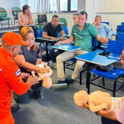 Profissionais das Casas de Acolhimento participaram de capacitação de Primeiros-Socorros