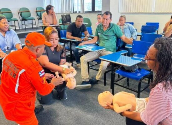 Profissionais das Casas de Acolhimento participaram de capacitação de Primeiros-Socorros