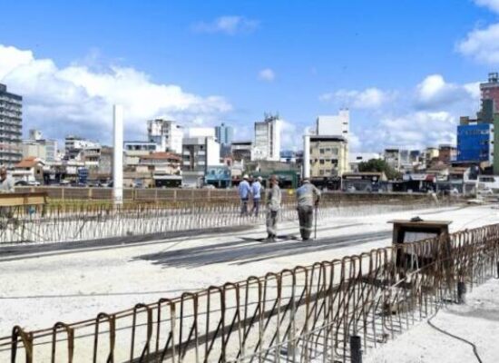 Obras e serviços de construção da nova ponte sobre Rio Cachoeira chegam a 83%