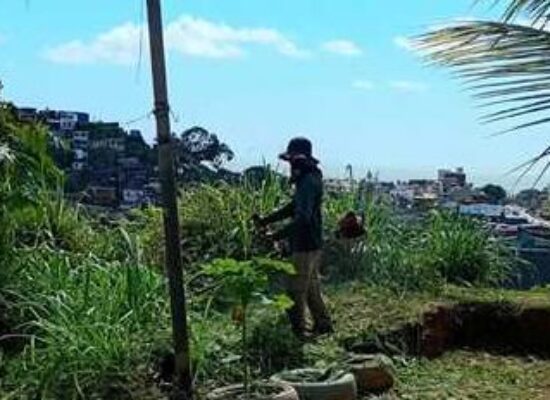 Limpeza e manutenção integram rotina de serviços urbanos em Ilhéus