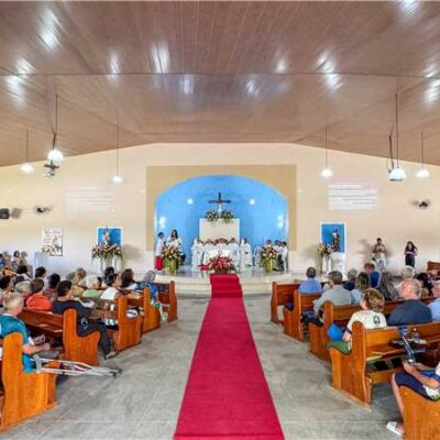 Missa reúne fiéis em homenagem a Nossa Senhora das Vitórias, padroeira de Ilhéus