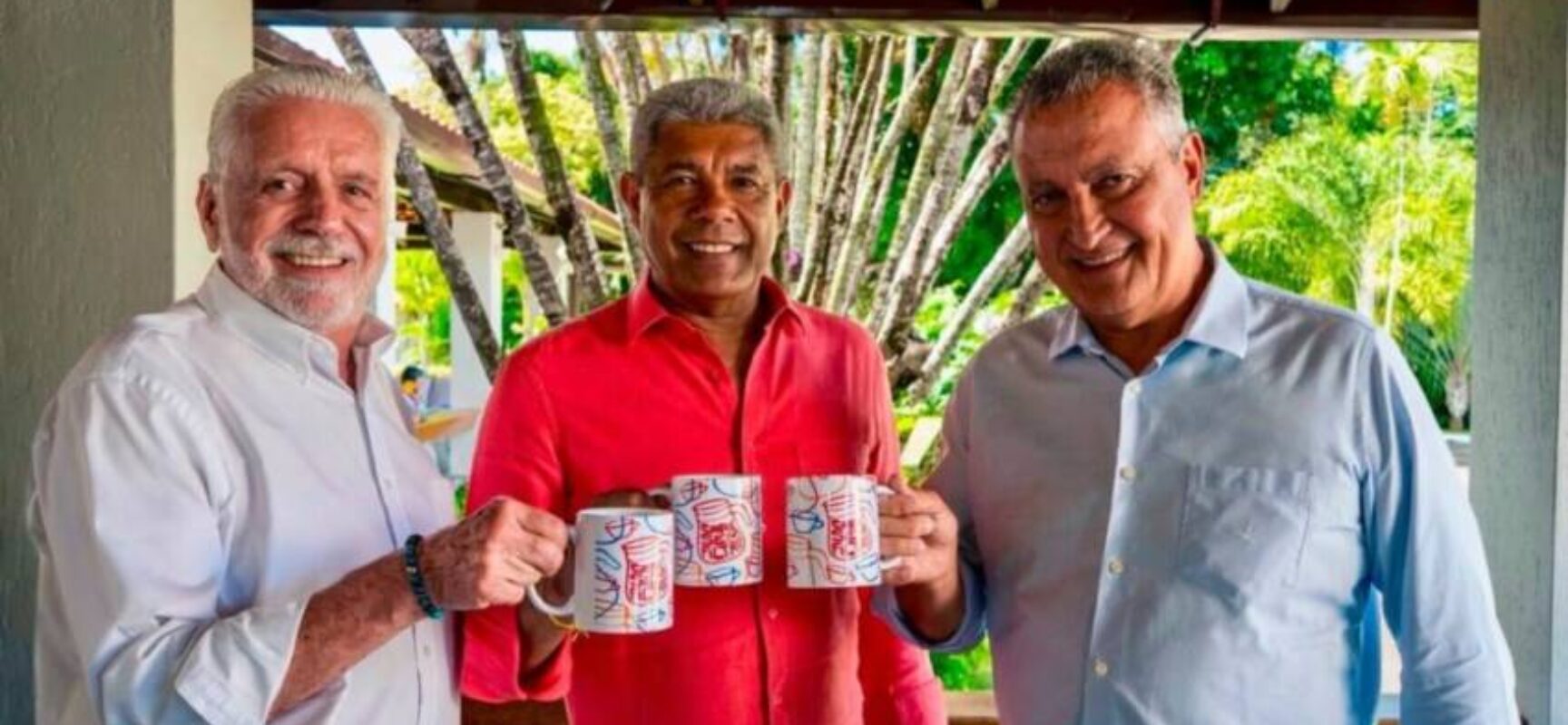 Campanha inova com “Café sem Filtro” e reúne Jerônimo, Rui e Wagner em conversa descontraída sobre política, amizade e Bahia