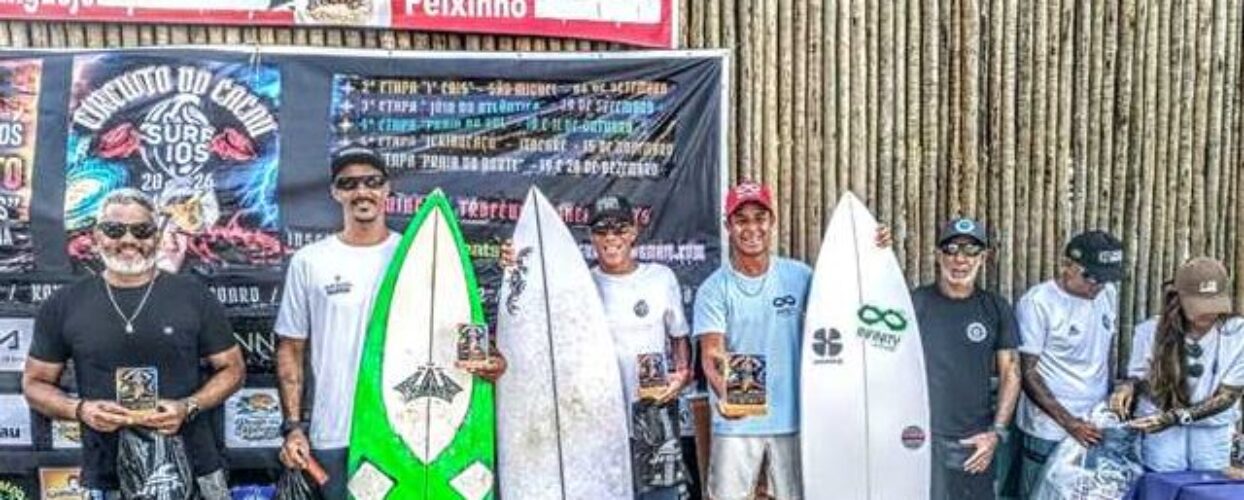 Circuito do Cacau Surf 2026 reúne atletas e define campeões da primeira etapa em Olivença