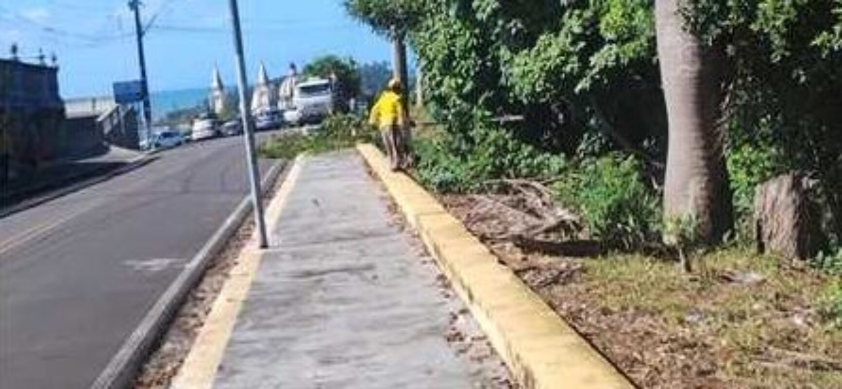 Bairro da Conquista recebe serviços de manutenção para reforçar a organização e acolher festividades